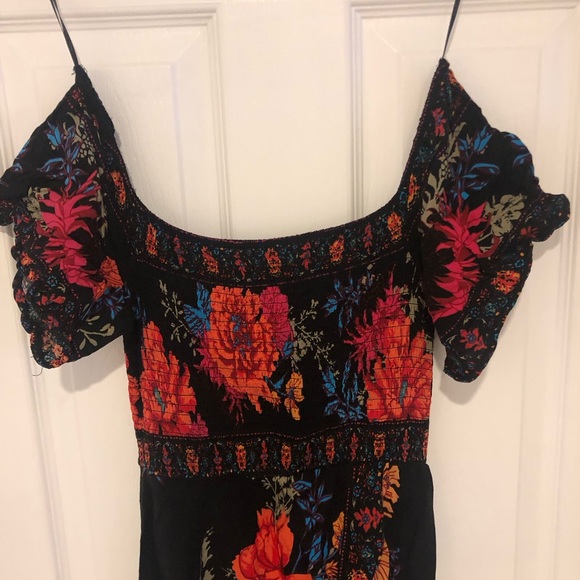 Boho floral dress Sz M - Picture 2 of 4